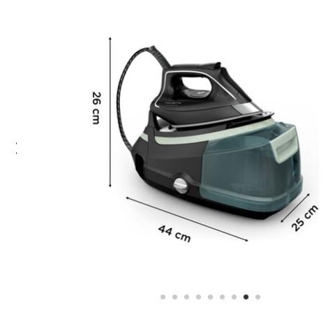 DG9621F0 Ferro da stiro a caldaia 1,3 L Piastra Microsteam 400 HD 3De Laser Colore Nero - Foto 3