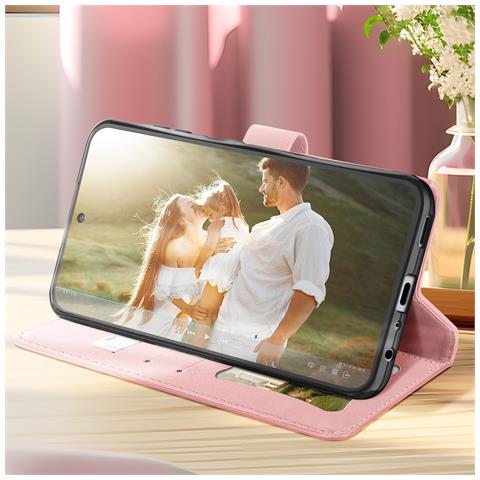 Custodia Mandala Floreale Per Samsung A25 5g Portafoglio Cordino - Foto 2