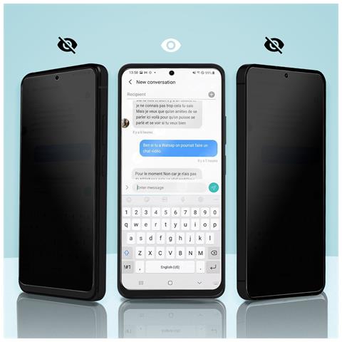 Vetro Temperato Per Samsung Galaxy S24 Antispia Durezza 9h Antigraffi - Foto 2