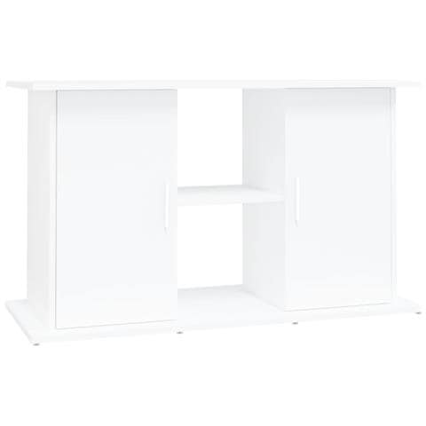 Supporto per Acquario 101x41x58 cm in Legno Multistrato Bianco - Foto 1