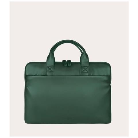 Borsa X Nb Isotta Superslim 13.3""/14"". Verde. In Morbido Pu Effetto Pelle - Bsiso1314-v - Foto 1