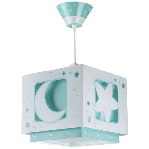 Lampada A Sospensione Per Bambini Moonlight Luna E Stelle Verde - Foto 2