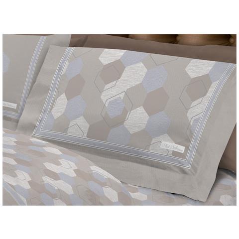 Completo Lenzuola Letto Calda Flanella 100% Cotone Disegno Bologna Matrimoniale Beige - Foto 5