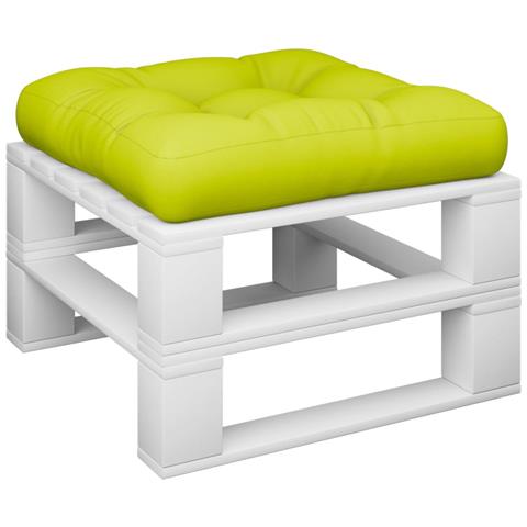 Cuscino Per Pallet Verde Brillante 60x60x12 Cm In Tessuto - Foto 3