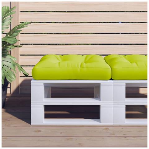 Cuscino Per Pallet Verde Brillante 60x60x12 Cm In Tessuto - Foto 1
