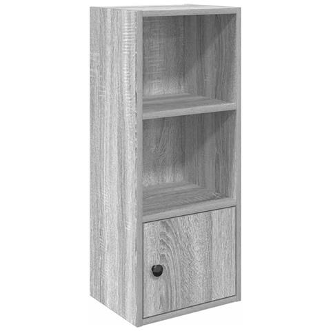 Libreria Grigio Sonoma 31x24x77 Cm In Legno Multistrato - Foto 2