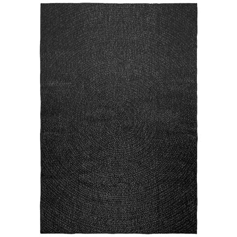 Tappeto Zizur Antracite 160x230 Cm Aspetto Iuta Interni Esterni - Foto 3