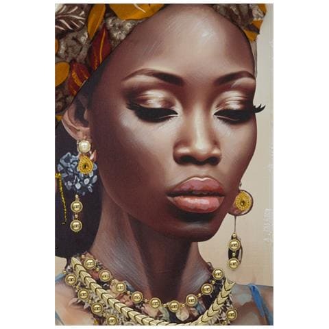 Stampa Su Tela Africa 20 - Multicolore - Legno - 72x4,5x102 Cm - Foto 2