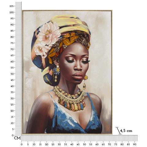 Stampa Su Tela Africa 20 - Multicolore - Legno - 72x4,5x102 Cm - Foto 7