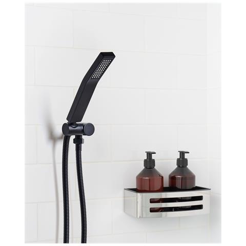 Soffione Doccia Amboro Ottone Nero - Foto 1