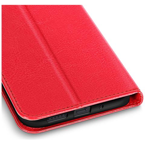 Custodia A Portafoglio Per Xiaomi Redmi 15 5g Con Cinturino Da Polso E Funzione Stand, Rosso - Foto 2