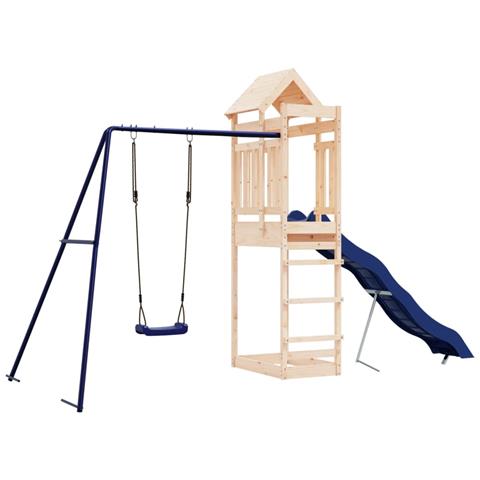 Set da Gioco da Esterno in Legno Massello di Pino - Foto 1