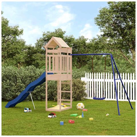 Set da Gioco da Esterno in Legno Massello di Pino - Foto 2