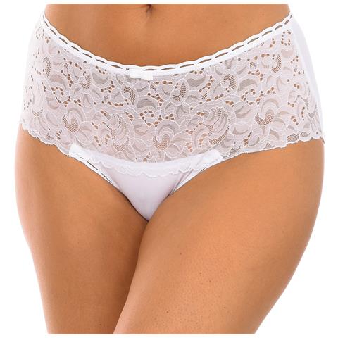 P0bvu Slip In Pizzo A Vita Alta Da Donna - Foto 1