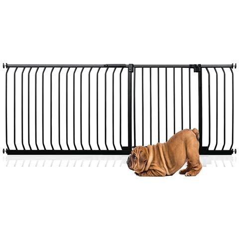Bettacare Cancelletto Per Cani Elite Con Montaggio A Pressione, 189cm - 198cm, Nero Opaco - Foto 1