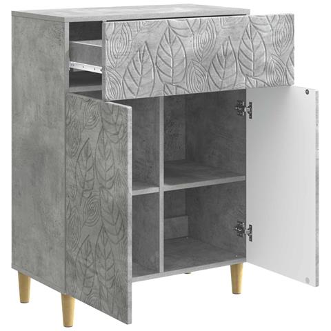 Credenza Grigio Cemento 66 x 34,5 x 90 cm Legno ingegnerizzato - Foto 2