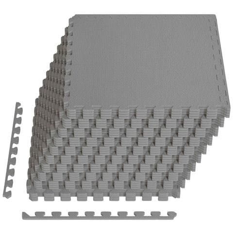 Tappeti 40 pz Grigio 14,4 m² Schiuma EVA - Foto 1
