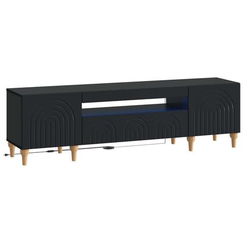 Mobile TV LED Nero Legno ingegnerizzato - Foto 1