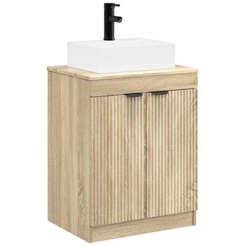 Set di mobili per il bagno Rovere Sonoma Legno ingegnerizzato - Foto 1