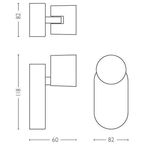 Faretto Singolo Orientabile LED Integrato 4.5 W - Foto 2