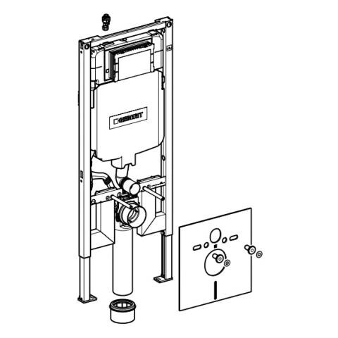 Duofix Italia Sigma8 Per Vaso Sospeso 111.795.00.1 - Foto 2