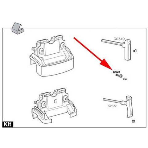 Ricambi M6x33 Screw 4 Units Trasporto M6x33 - Foto 1