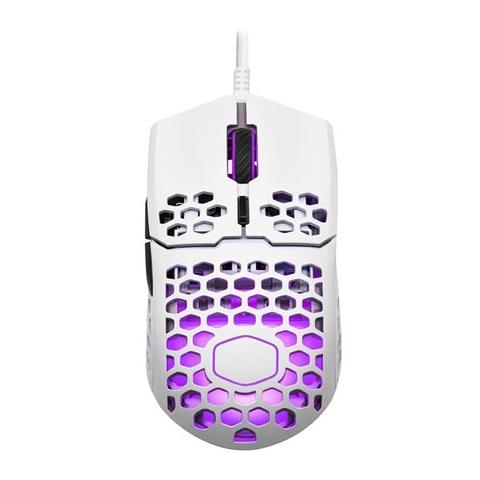 Mouse Gaming MM711 Ottico 6 Tasti 16000 DPI con Illuminazione a LED RGB Colore Bianco Opaco - Foto 2
