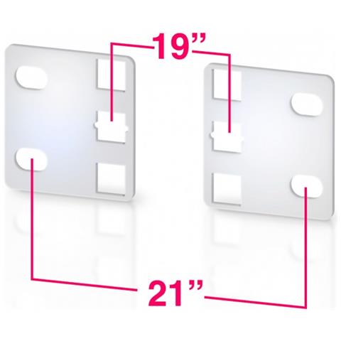 Coppia Staffe Riduttrici Per Armadi Etsi 1u - Foto 2