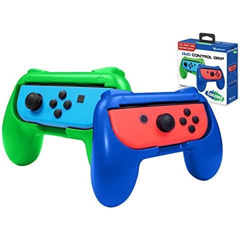 Controller Impugnature o, 2 Per Maniglie Comoda Impugnatura Gioia Cons, Blu / Verde - Nintendo Interruttore - Foto 1