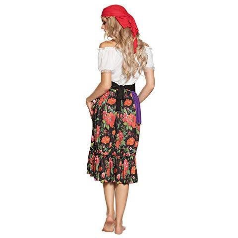 Gitana Gipsy Rilana Costume Donna Per Adulti, Multicolore, S (36/38), 83564 - Foto 2