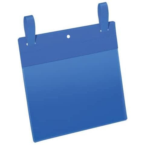 Tasche Per Identificazione Con Fascette Di Aggancio Blu F. to Esterno Mm 223x387- Inserto A5 Orizz. Cf 50- 174907 - Foto 1