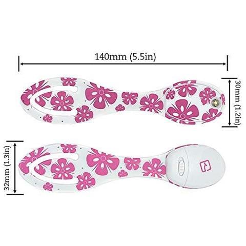 Flexilight Lettura Del Led Luce Del Libro Della Clip Sul Dono Della Lampada Regolabile Viaggio Bookmark (rosa Fiore)  - Foto 2