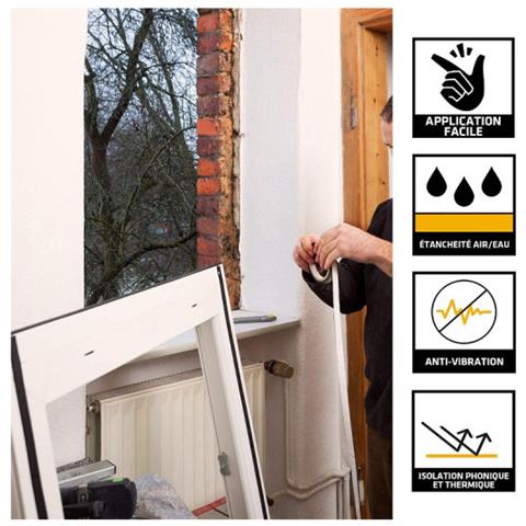 Schiuma Di Poliuretano Pre-compresso Schiuma Per Stampanti - 15x2x5mm - 10m - Foto 2