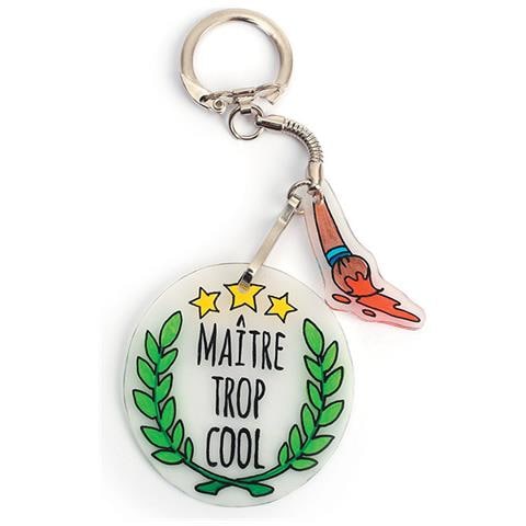 Fogli Di Plastica Pazza - 6 Portachiavi - Fine Anno - Foto 1