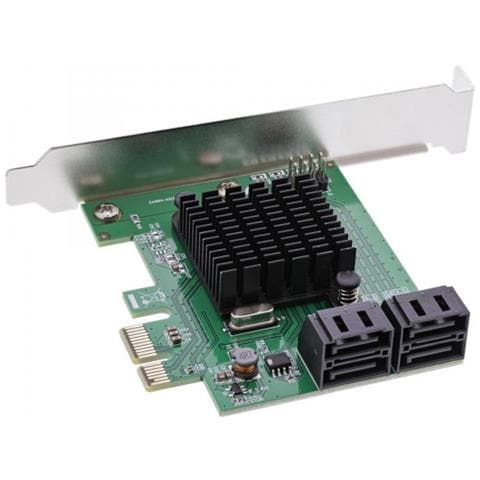 Scheda Di Interfaccia, Controller 4x Sata 6gb /s, Pcie 2.0 (pci-express) - Foto 2