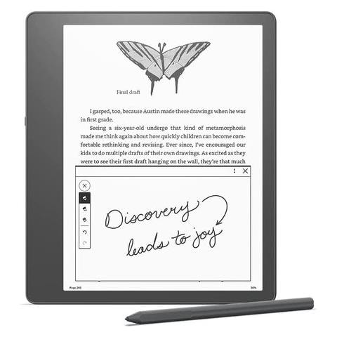 Ebook Amazon B09brw6qbj Kindle Scribe Con Penna Premium Grigio Tungste - Foto 1