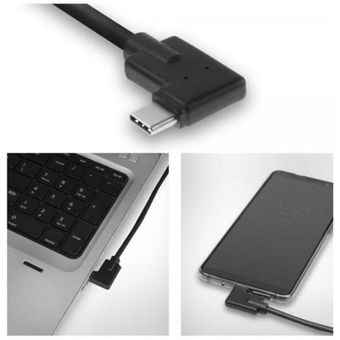 Ac7406 Cavo Usb 1 M Usb 3.2 Gen 1 (3.1 Gen 1) Usb C Nero - Foto 2