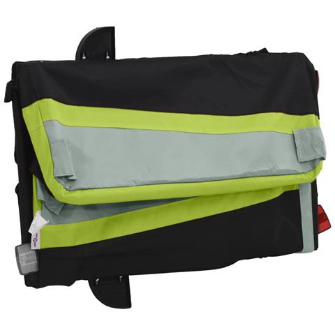 Rimorchio Da Bici Nero E Verde 45 Kg In Ferro - Foto 2