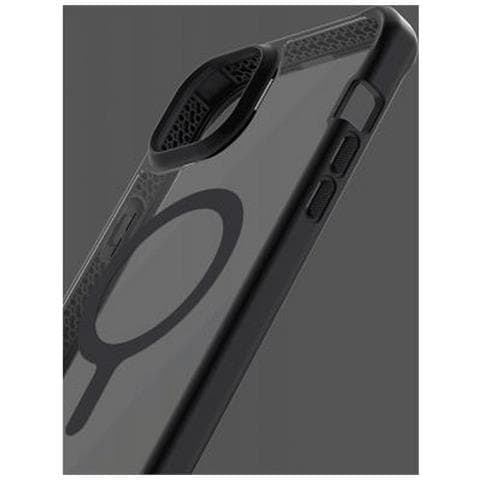 Cover Per Iphone 14 Rinforzata Ibrida Solida Compatibile Con Magsafe, Trasparente - Foto 2