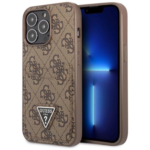 Cover Per Iphone 14 Pro Max Pu 4g Portacarte, Marrone - Foto 2