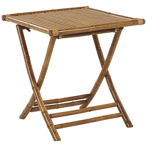 Set Bistrot Pieghevole Molise Legno Di Bambù Marrone - Foto 14
