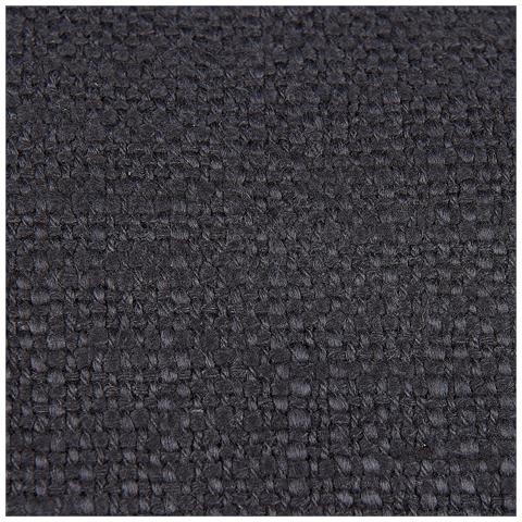 Cuscino Decorativo Lythrum Cotone 55 X 35 Cm Tinta Unita Nero - Foto 2