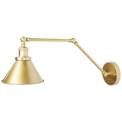 Set Di 2 Lampade Da Parete Metallo Oro Narva - Foto 6