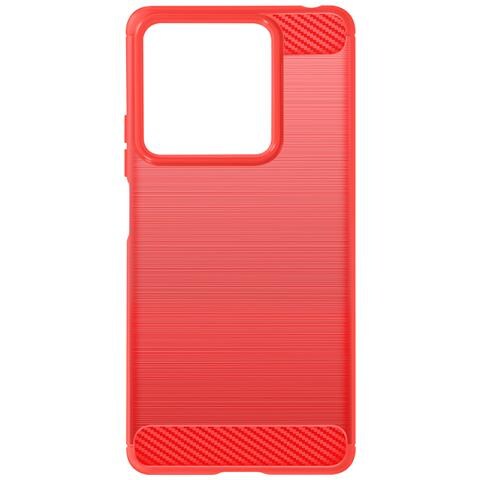 Cover Per Xiaomi Redmi 13c Flessibile Effetto Carbonio Spazzolato - Foto 1