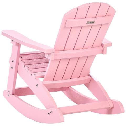 Sedia A Dondolo Per Bambini Rosa Adirondack - Foto 2