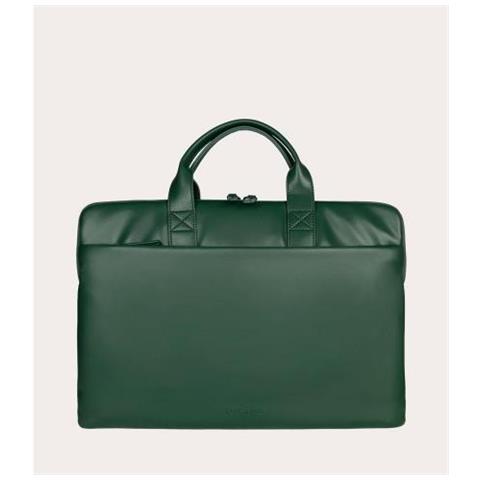 Borsa X Nb Isotta Superslim 15.6"". Verde. In Morbido Pu Effetto Pelle - Bsiso1516-v - Foto 1