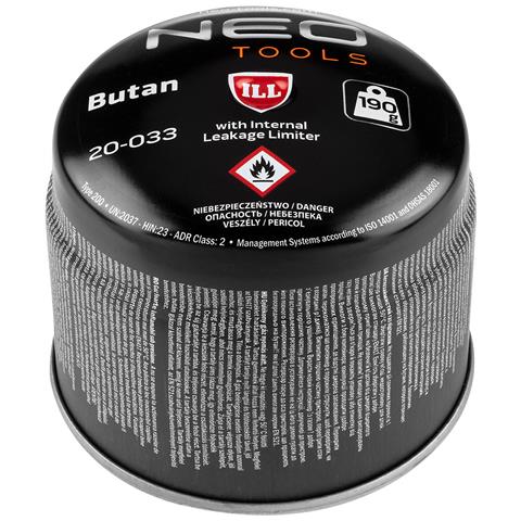 Cartuccia Di Gas Butano Da 190 G, Carica - Foto 1