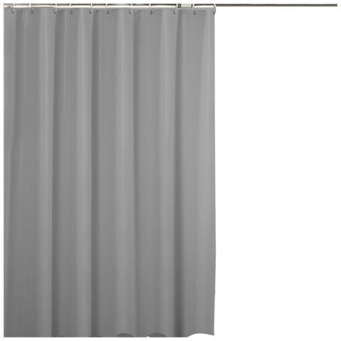Tenda Da Doccia In Peva Con Occhielli In Metallo - Grigio Larghezza 240 X Altezza 200 - Foto 1
