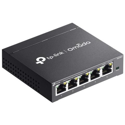 Switch Omada Pro ES205G Gestito con 5 Porte LAN Colore Nero - Foto 2