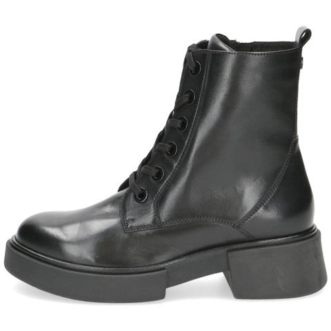 Black Casual Closed Booties Stivaletti Pelle Scarpe Donna Nero Eu 40, 9-25101-43-022 - Foto 2